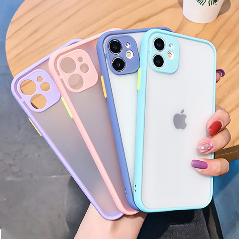 Casing Pelindung Kamera Warna Permen Untuk iPhone 11 Pro