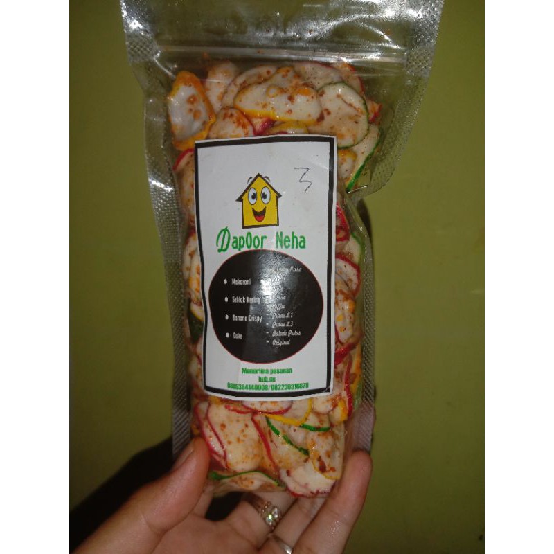 

krupuk seblak kering pedas