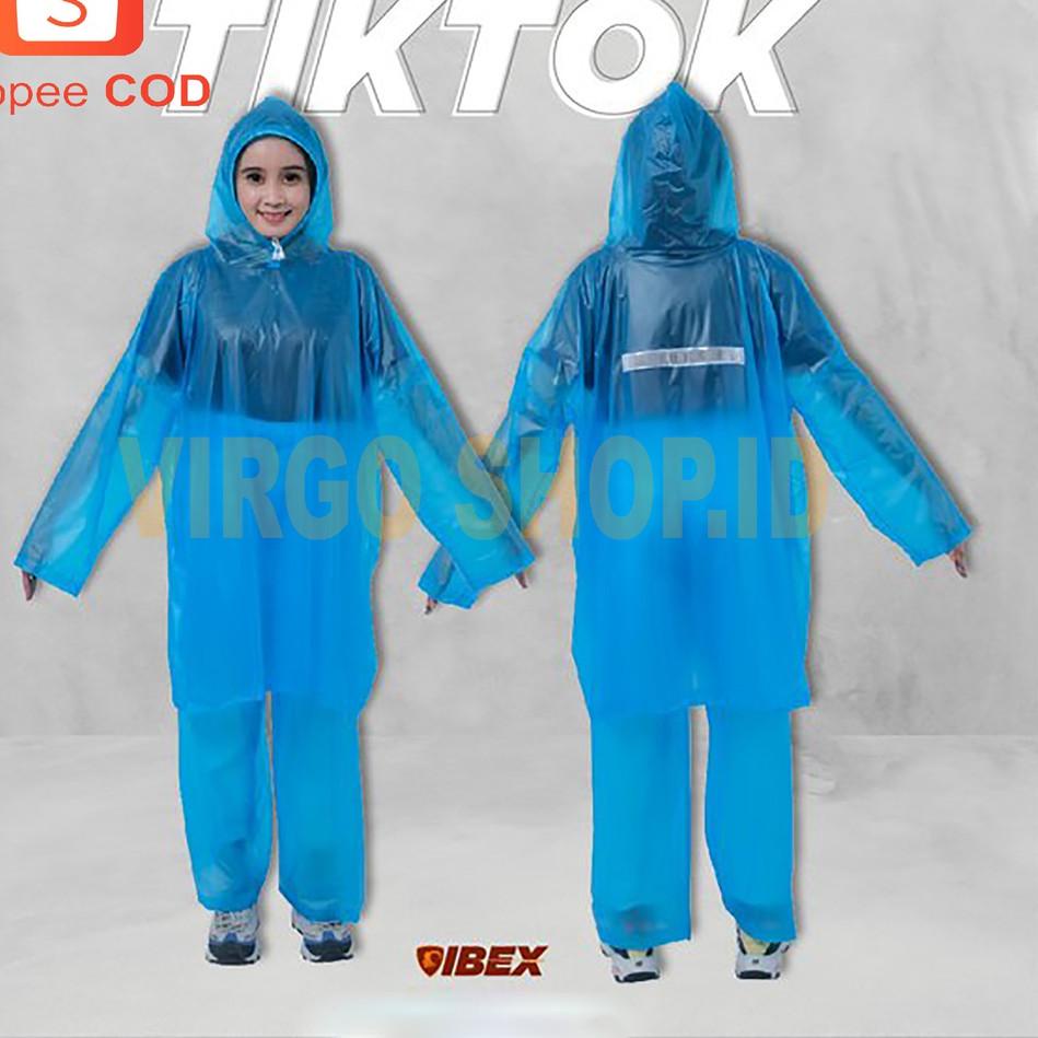 Jas Hujan Setelan Tiktok Ibex TikTok Karet / Jas Hujan Ibex / TikTok / Ibex / Jas Hujan Karet / Jas 