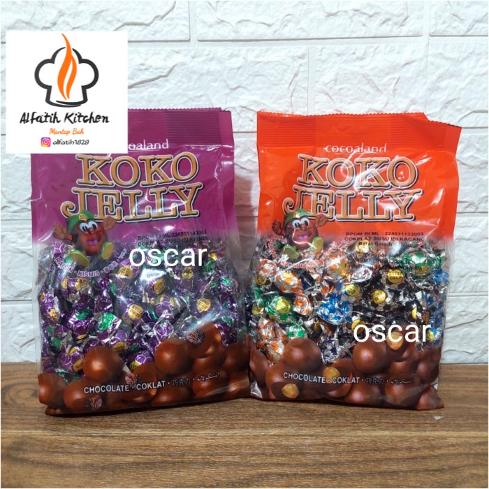 

Cocoaland Koko Jelly Chocolate 750g coklat - peanut