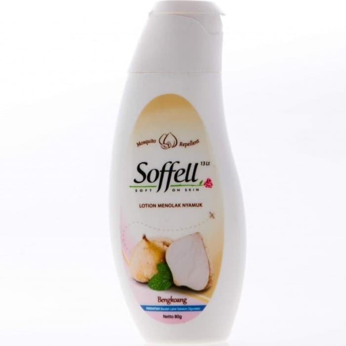 Soffell Bengkoang 80 gram / Lotion Tubuh Anti Nyamuk Aroma Bengkoang