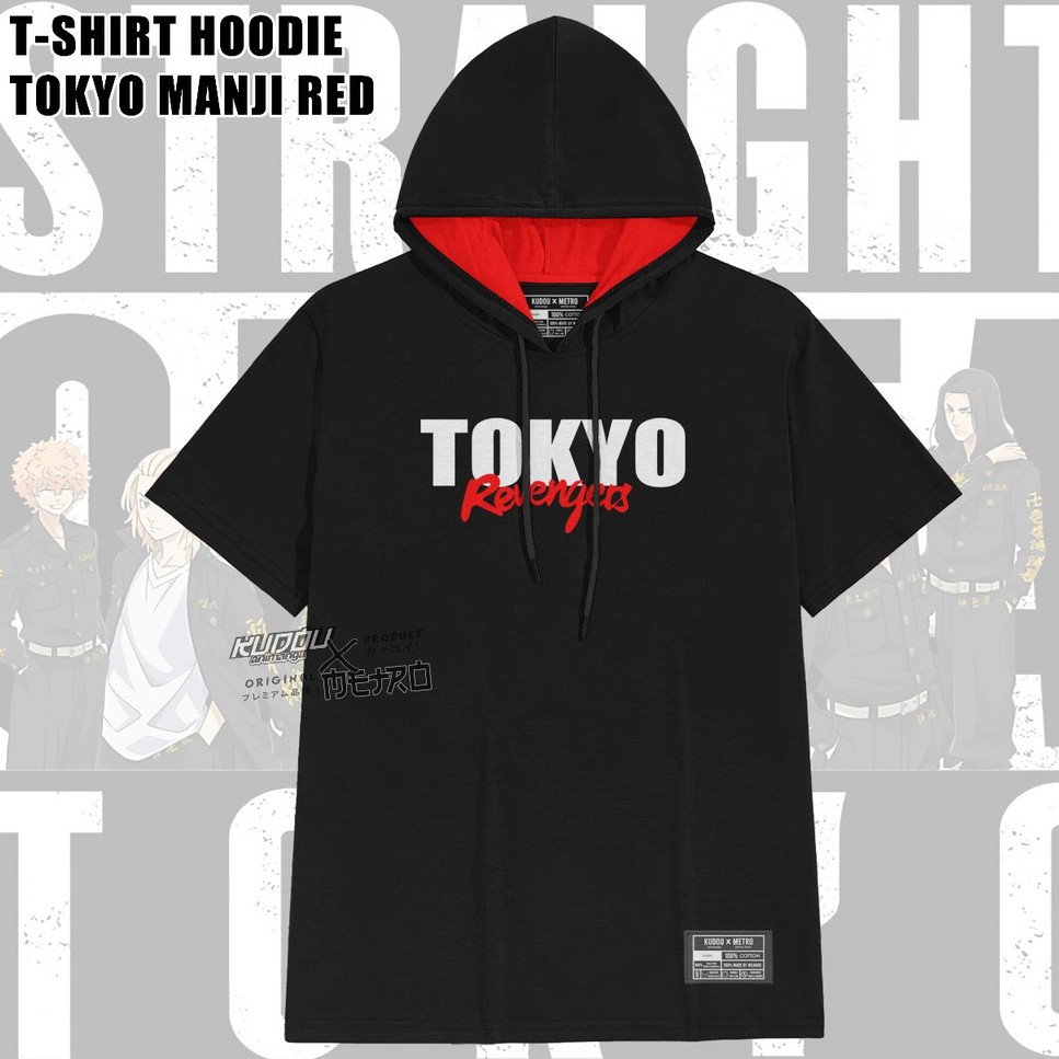 Tshirt Hoodie Tokyo Manji Red Anime Manga Tokyo Revengers Premium