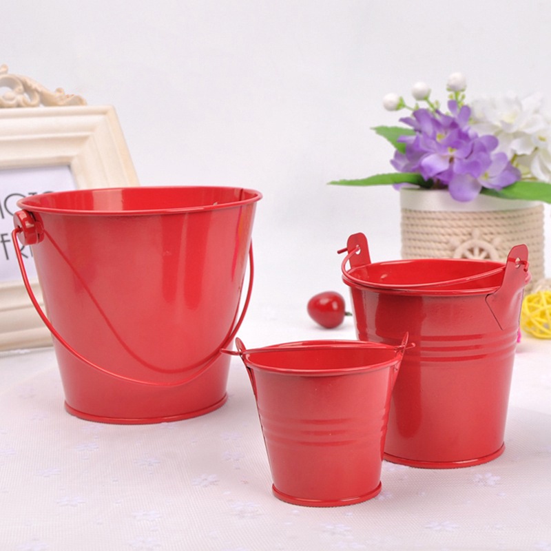 Ember Logam Mini Warna Warni Candy Box Dekorasi Pesta Pernikahan