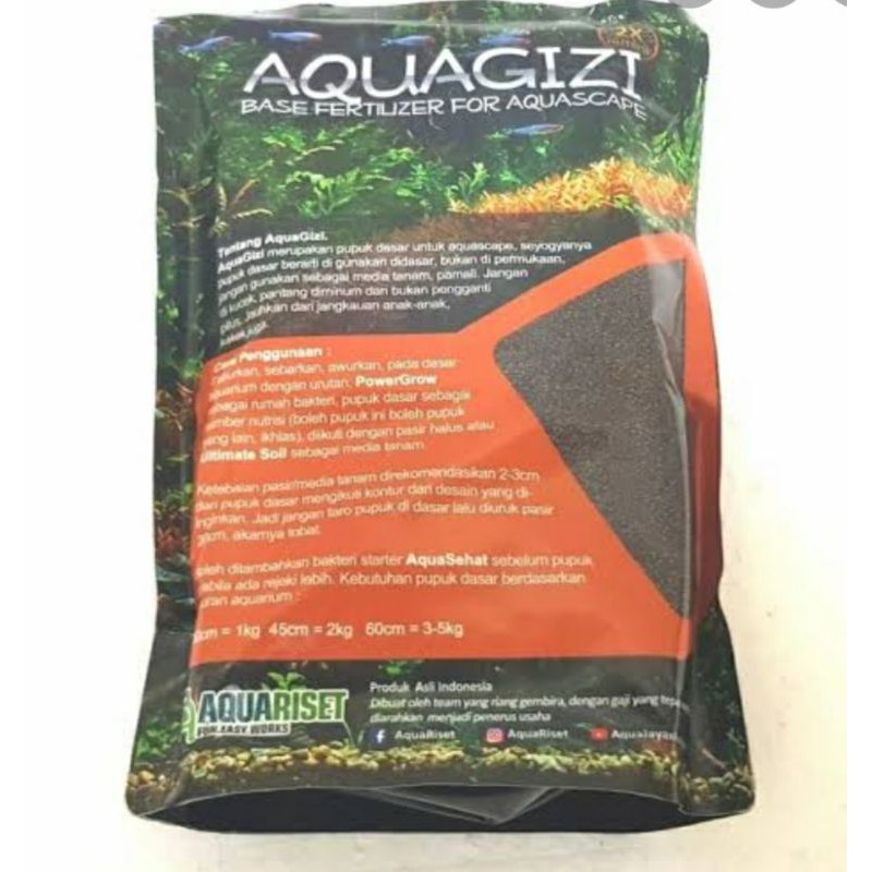Aqua gizi pupuk dasar aquascape 1 kg