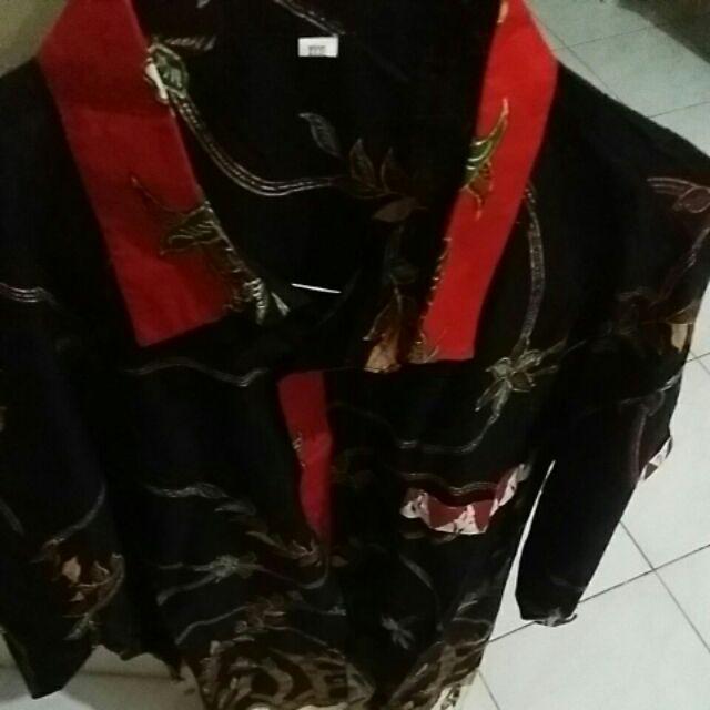 Qnunbatik Kemeja Batik Lengan Pendek Standard - Jumbo 5l Naura Madura