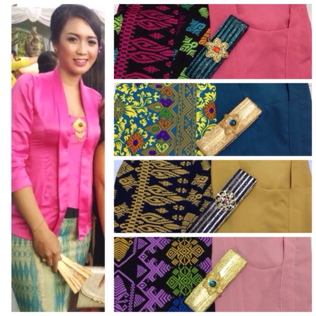 Set kebaya jadi kutubaru polos