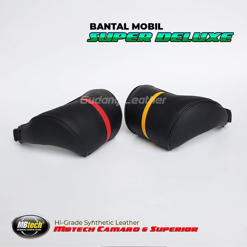 Bantal Mobil / Bantal Leher Jok Mobil Super Deluxe - Kulit MBTECH