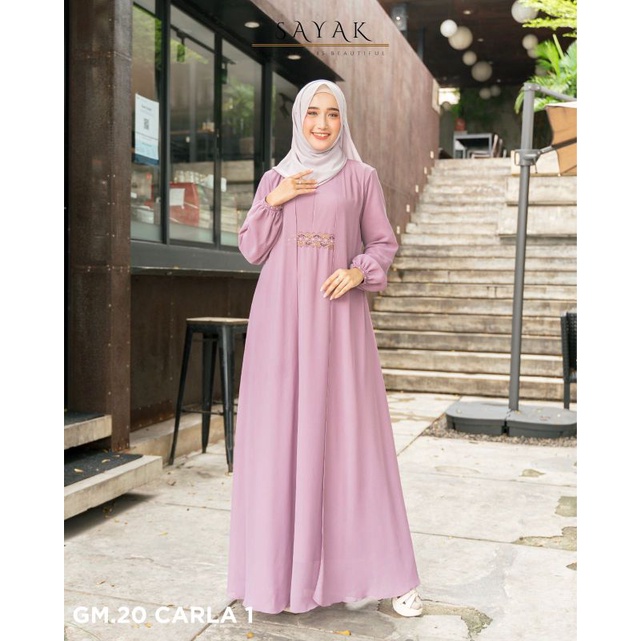 Gamis Sayak Cantik Gamis Carla 1 Gamis saja
