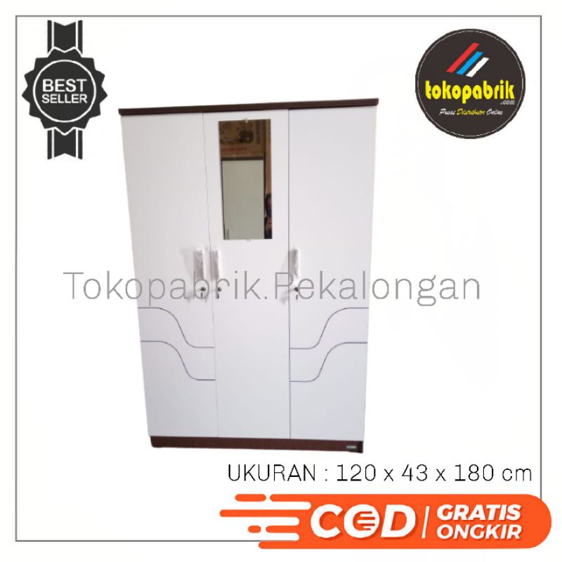 Lemari pakaian 3 Pintu Terlaris Pemalang Pekalongan Batang
