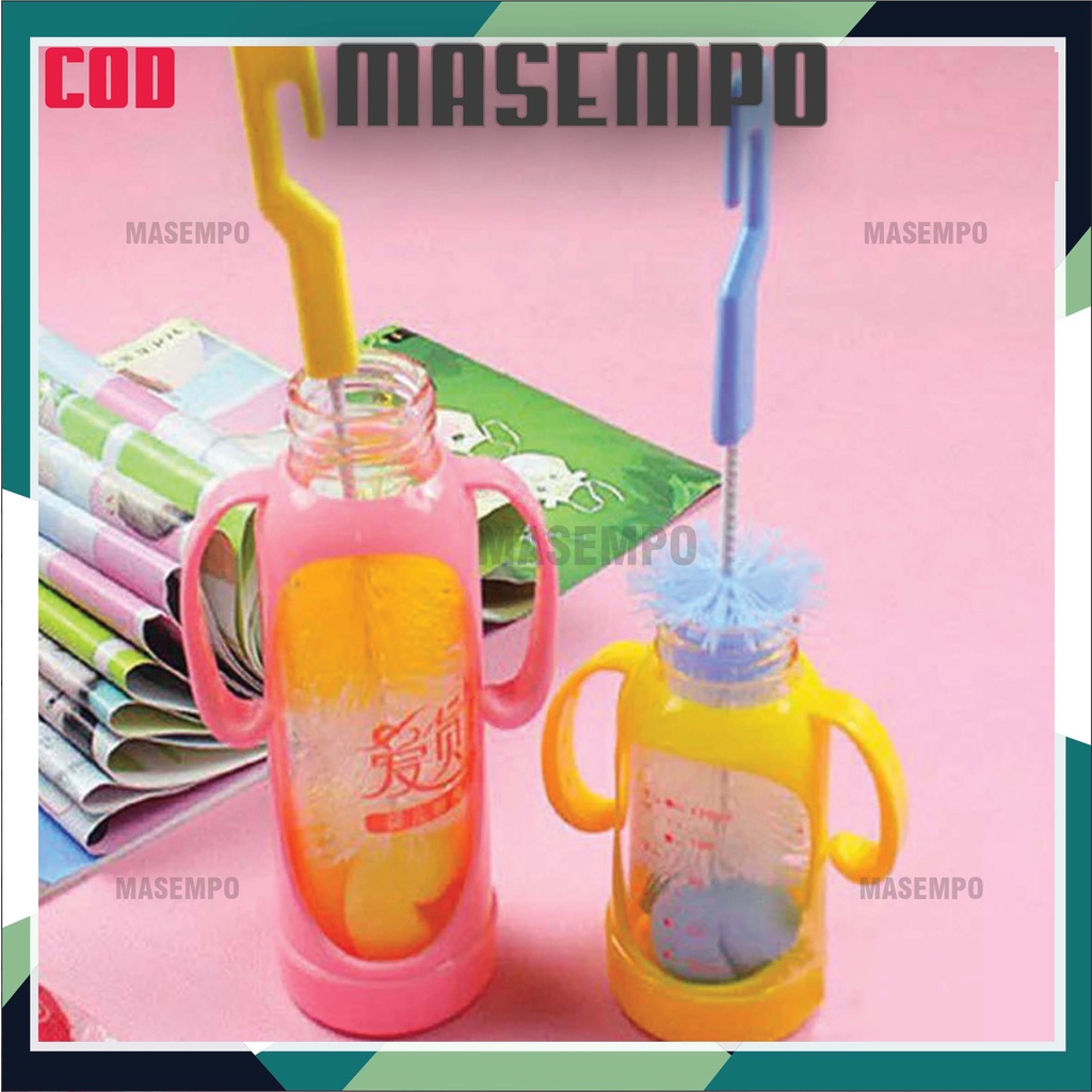 Sikat botol susu 2 in 1 ataun spin hand baby brush bukan B kids