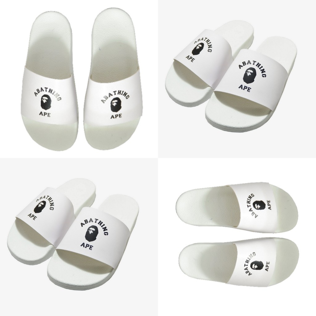 Sandal BAPE / A Bathing APE Slide Sandal Selop Slip On Pria Wanita