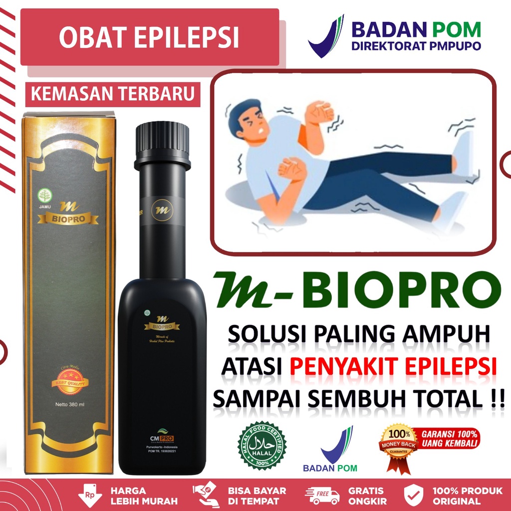 Obat Epilepsi, Kejang Dewasa Anak, Penyakit Ayan, Gangguan Kesadaran Paling Ampuh Herbal M BIOPRO