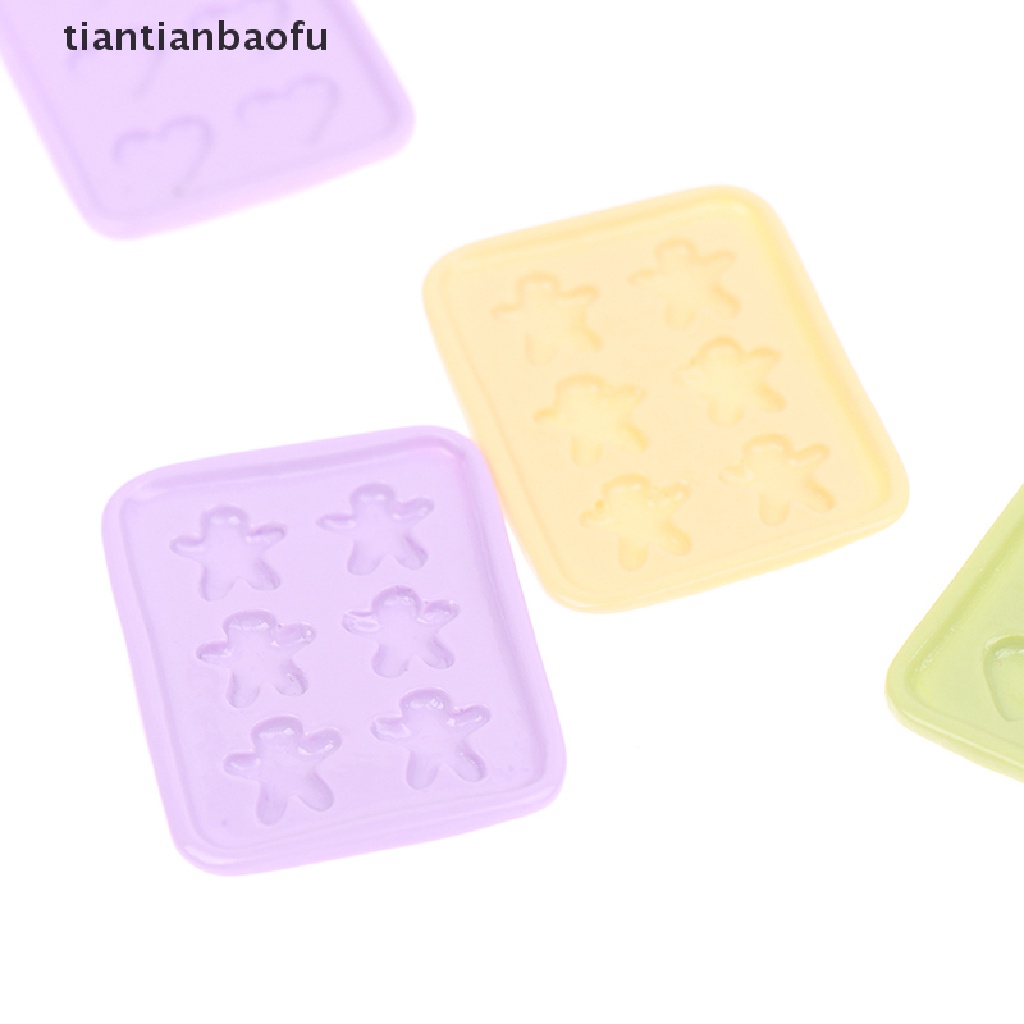 (tiantianbaofu) 2pcs / Set Mainan Miniatur Nampan Baking Skala 1: 12 Untuk Dekorasi Rumah Boneka