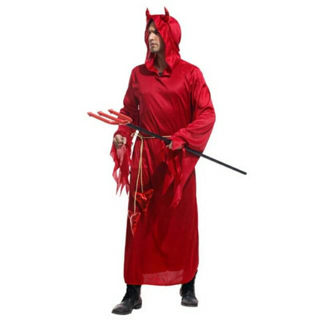 Red devil  Halloween baju cosplay