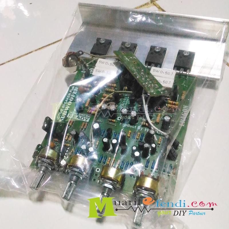 Kit Speaker Aktif Tone Subwoofer Dan Amplifier 150watt Shopee Indonesia