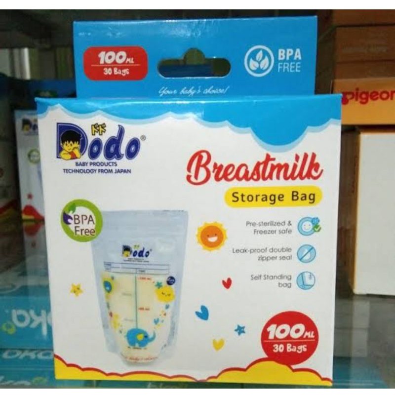 ❣️Rakkistore99❣️ Dodo Breast Milk Storage Bag100ml / 150ml/ 250ml ( Kantong Asi)