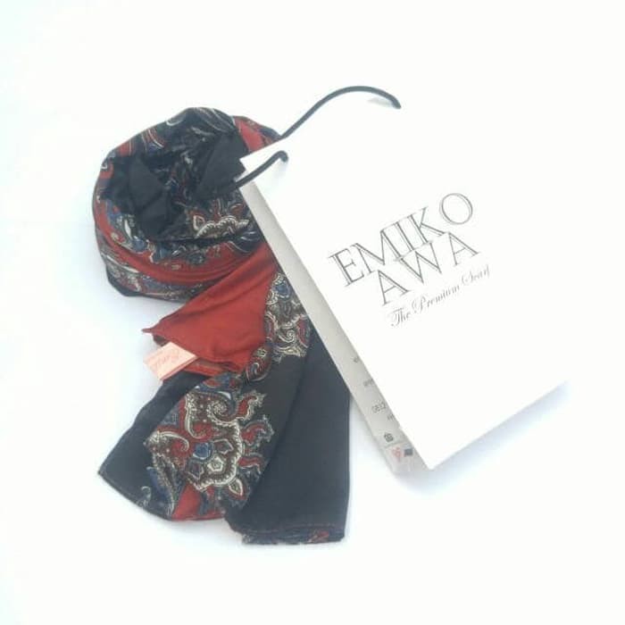 Pashmina Motif Alisha / Hijab / Jilbab / Selendang / Emikoawa