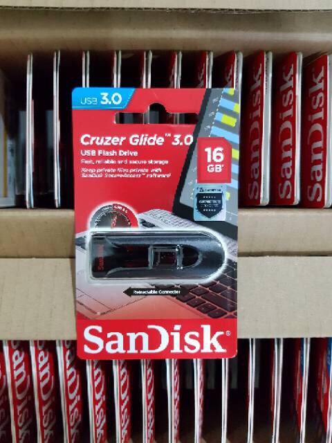 Original FLASHDISK SANDISK 16Gb CRUZER GLIDE usb 3.0 CZ 600