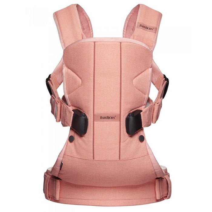 BABY BJORN 112616 ONE 2 CORAL CRAB COTTON MIX gendongan bayi 050500270