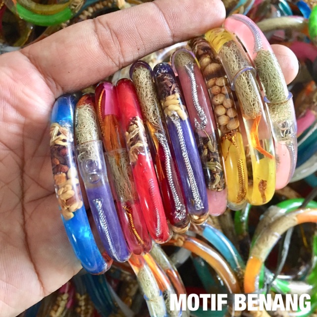 Gelang kariango 5 MOTIF / Gelang Sawan Motif Benang, Mutiara, Polkadot, Hello Kitty, Bunga