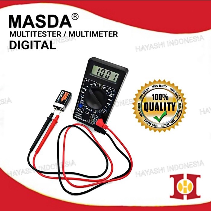 Multimeter Avometer Multitester Digital DT830B/DT830D Buzzer