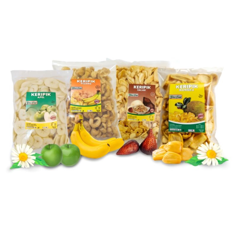 

READY !!! Keripik Buah / Keripik Apel Salak Pisang Nagkan Kualitas Premium Rasa Dijamin Mantap,,..