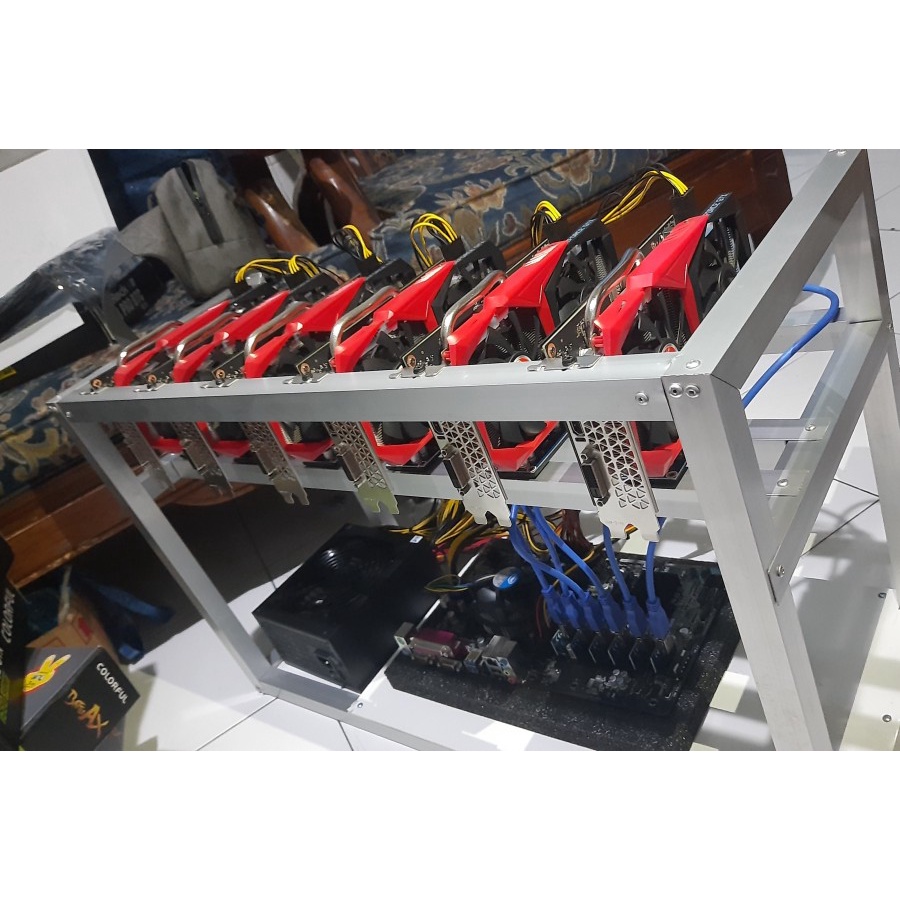 Mining rig case / open air mining case 6VGA