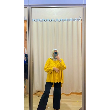 Qexa Blouse Atasan Wanita Casual/ Blouse Rayon Wanita/ Atasan Wanita/ Atasan Blouse Korea Wanita Kor