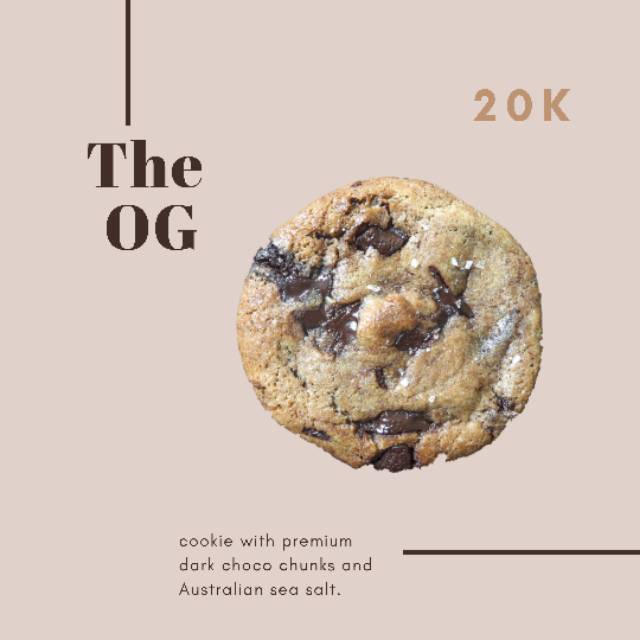 

(29th May) The OG choco chunks sea salt cookie