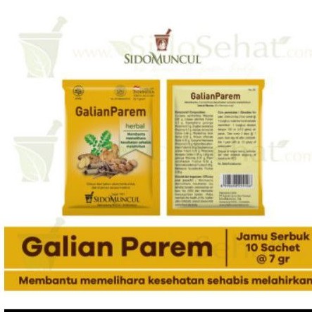 JAMU SERBUK GALIAN PAREM SIDOMUNCUL