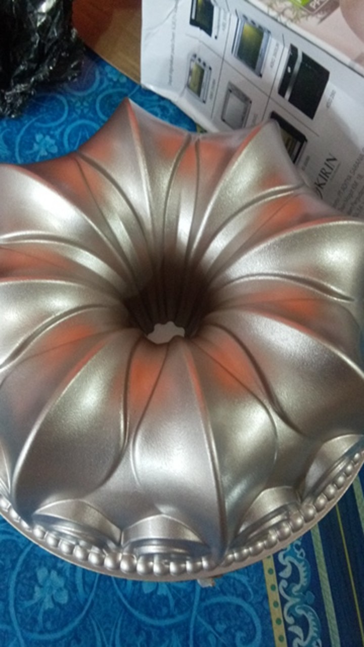 Kirin Loyang Kue Premium Lily Cake Pan Champagne Gold / Loyang Kirin Anti Lengket