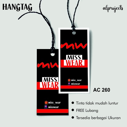 

HANGTAG BAJU | LABEL BAJU | HANGTAG HIJAB