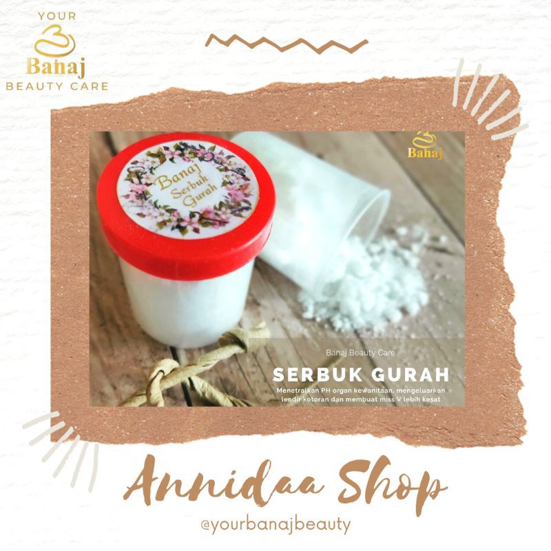 SERBUK GURAH BANAJ / MISS V CARE / PERAWATAN MISS V HERBAL
