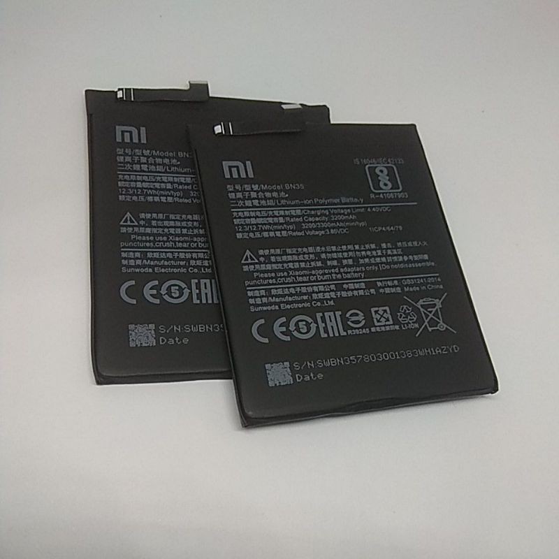 BATERAI BATRE XIAOMI REDMI 5 BN35 ORIGINAL