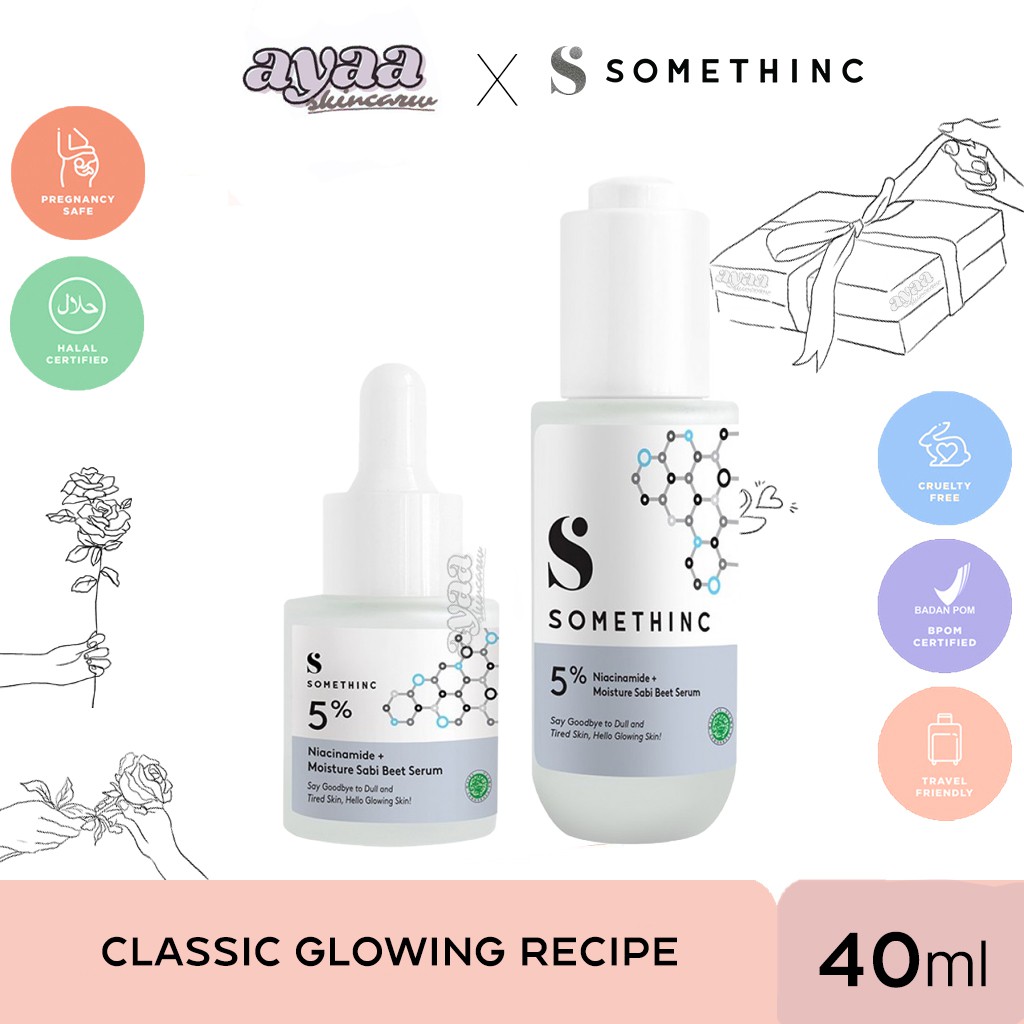 SOMETHINC 5% NIACINAMIDE SKIN BARRIER SERUM | SALMON DNA | HOLYGRAIL | AHA 7% | HYALURONIC 9+