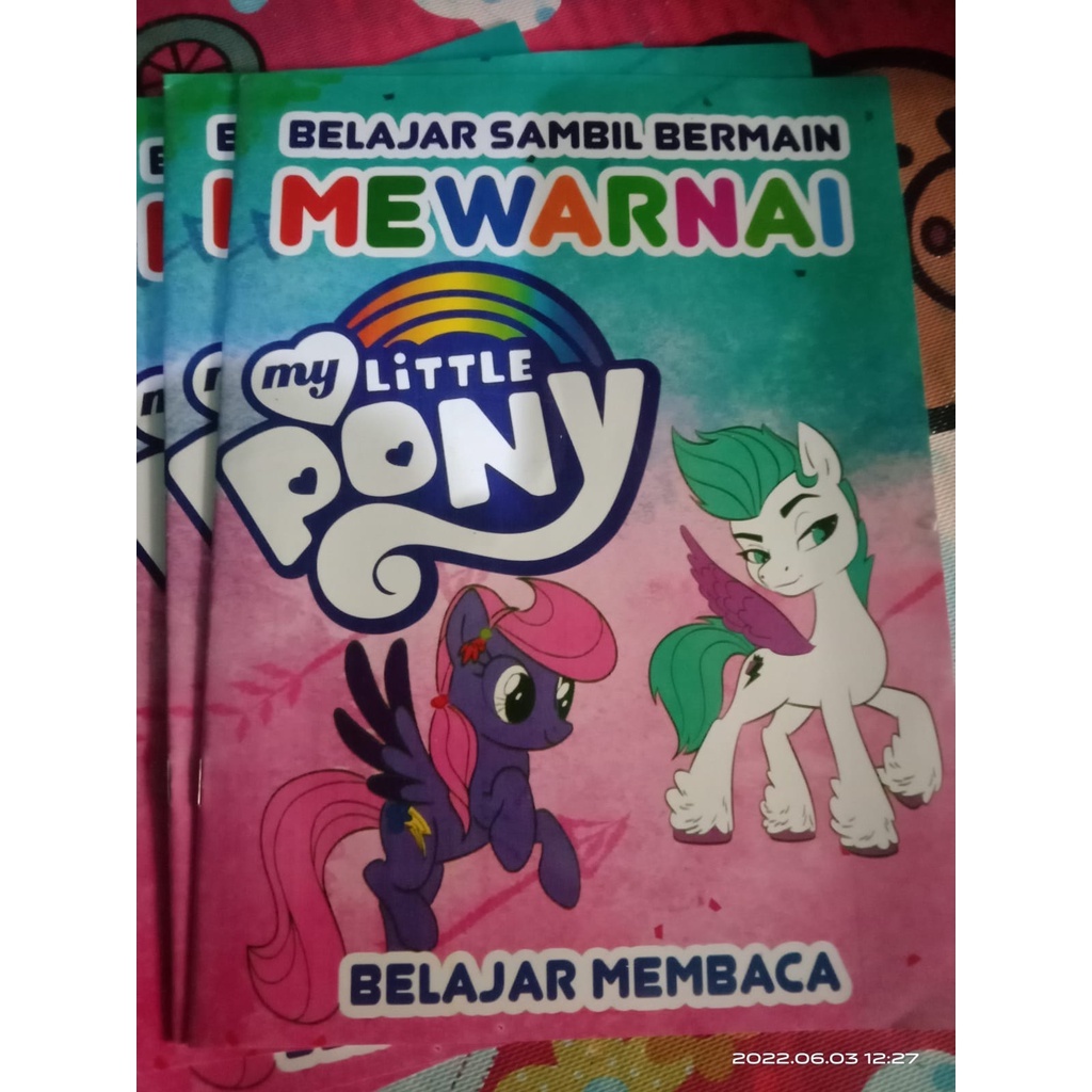 Buku Mewarnai & Menulis Edisi My Little Pony