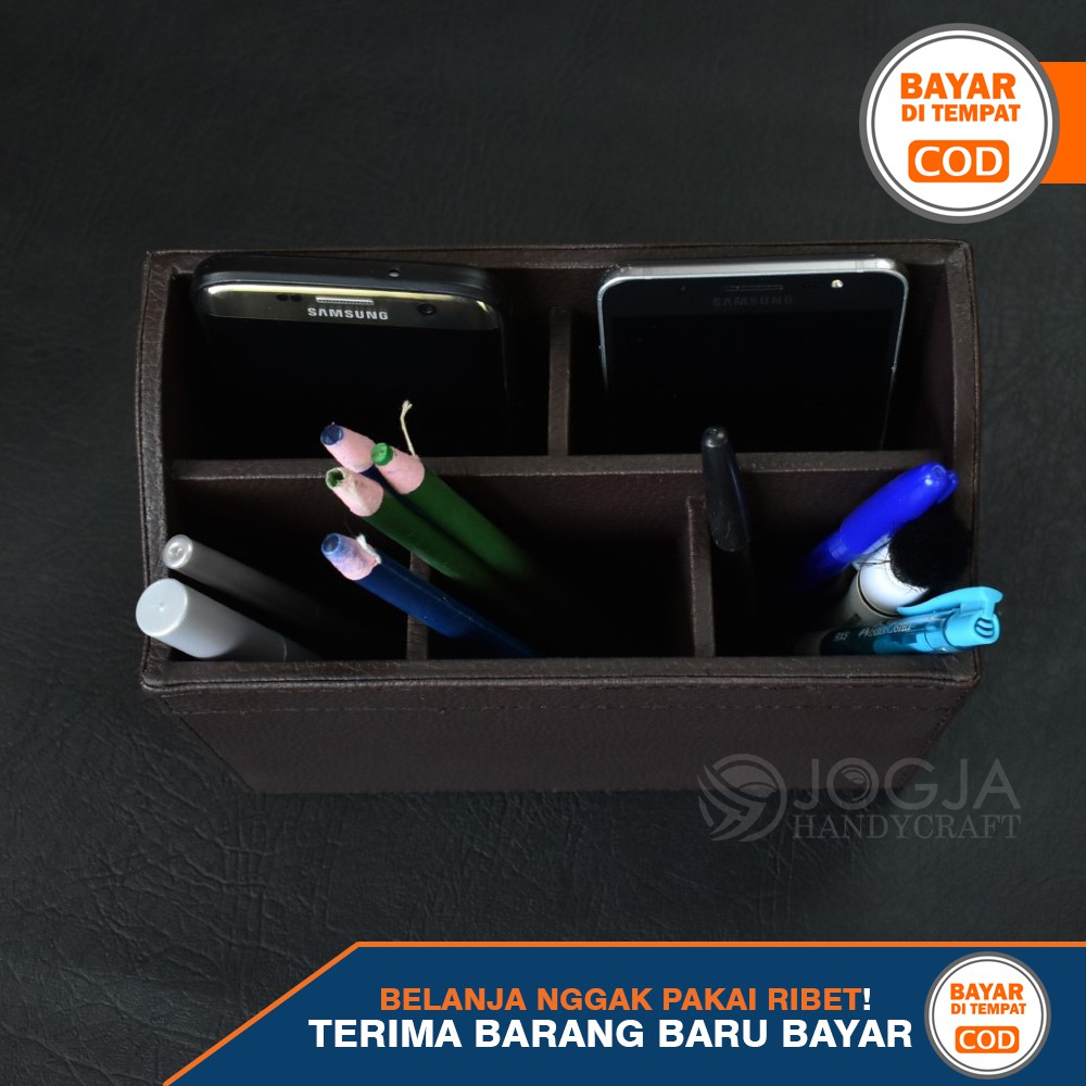 Tempat HP dan Pena / Pen Holder / Desktop Organizer / Stationery Stand