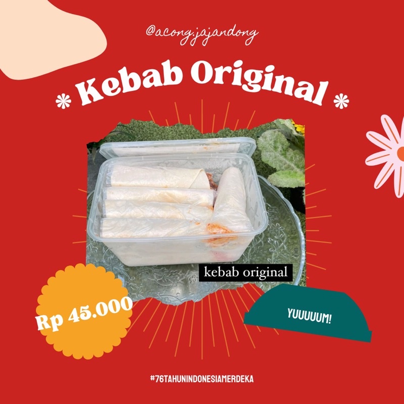 

Kebab Frozen Acong Jajan Dong