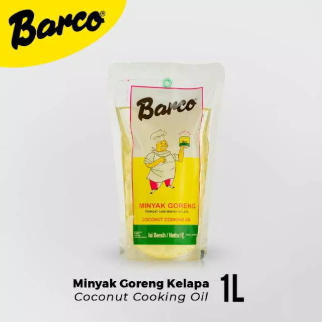 

BARCO minyak goreng kelapa 100% / minyak sehat