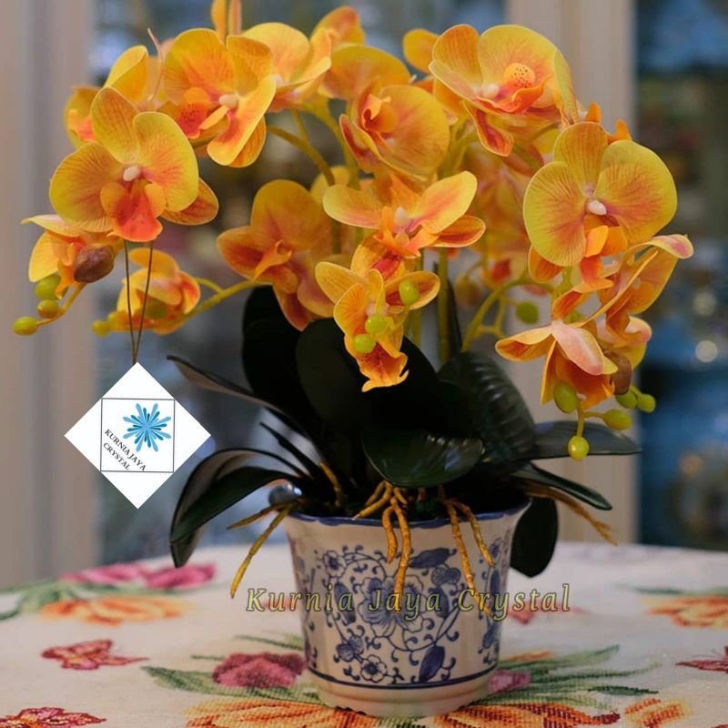 Rangkaian Bunga Anggrek Artificial import