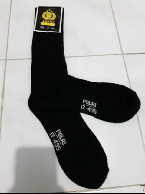 Kaos kaki pdl jatah Polri/Polisi  l  kaos kaki pdl