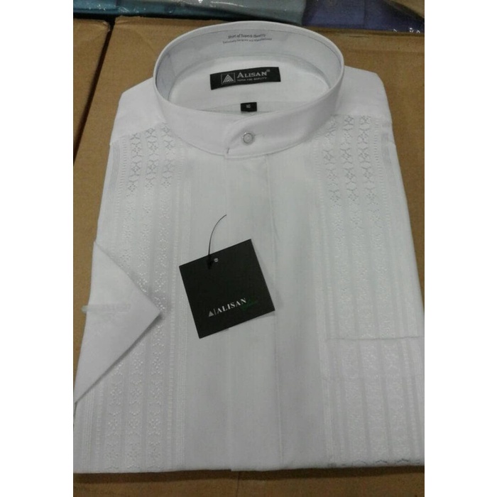 baju koko alisan lengan pendek