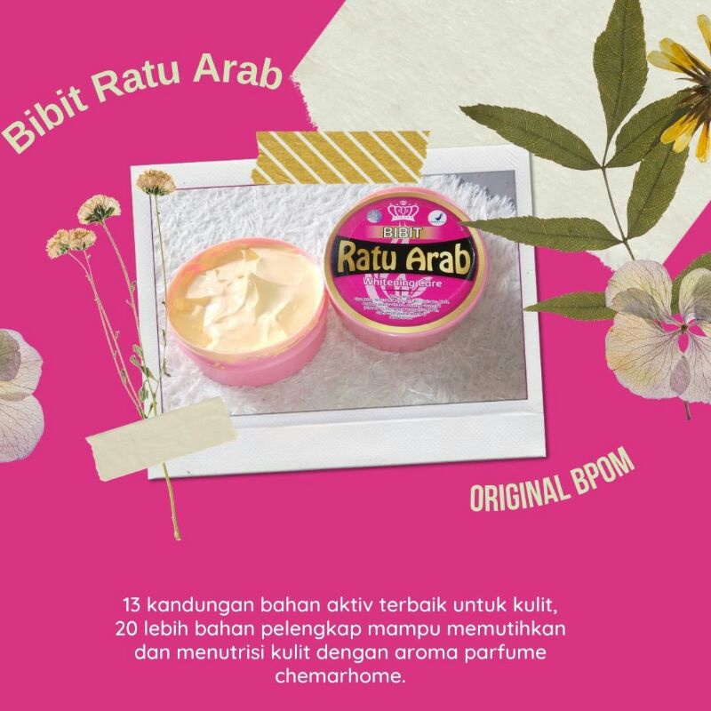 HB Bibit Ratu Arab 100% Memutihkan BPOM ORIGINAL
