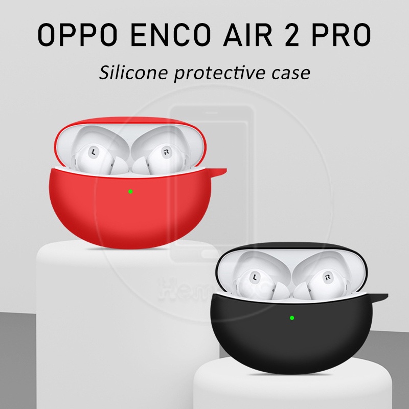 Soft Case Silikon TWS Oppo Enco Air 2 Pro + Carabiner
