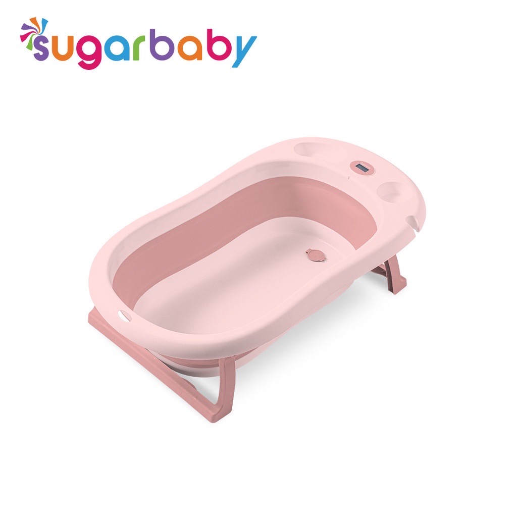 SUGAR BABY XL FOLDABLE BABY BATHTUB WITH DIGITAL THERMOMETER / F88