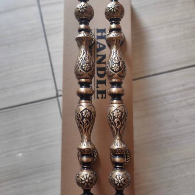 Handle Pintu Kuningan Motif Manggis Juwana