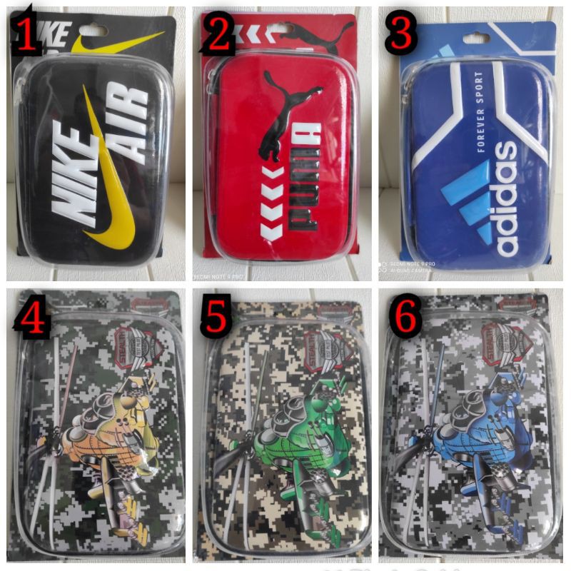 

Tempat / Kotak Pensil Anak Cowok Uk. Besar Pencil Case Premium Quality
