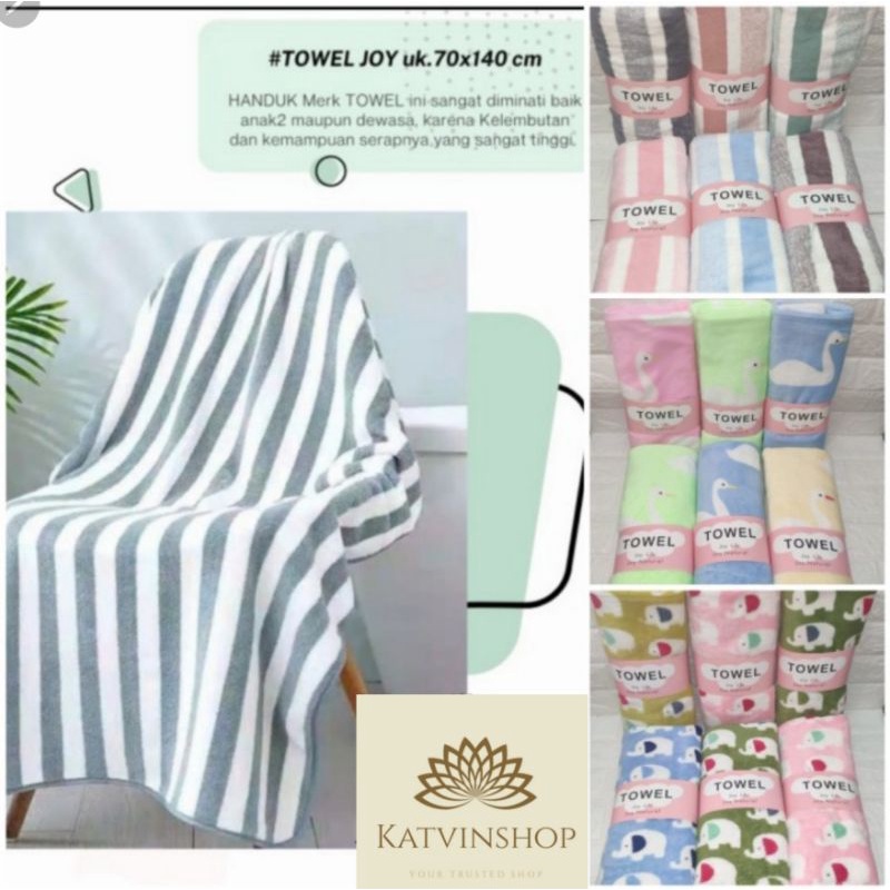 Handuk mandi dewasa premium towel Joy life 70x140