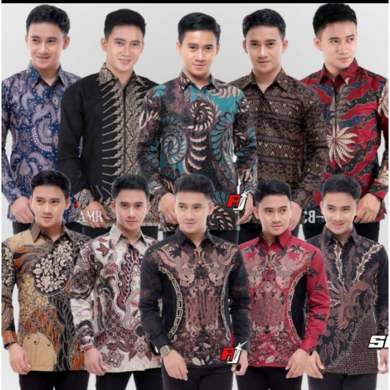 BATIK TRUSMI BT91 KEMEJA PRIA LENGAN PANJANG