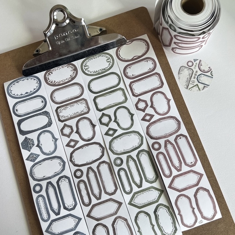 

[Sample] Loi Design Travel Collection Die-Cut Masking Tape